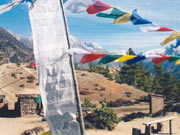 TeaShop above Manang. Beginning of the trek to Tilicho lake 