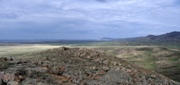 View from the Burkytty mountains