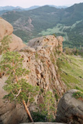 View from the mountain top 